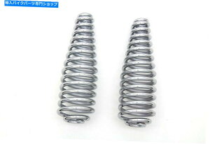 N[p[c Harley Davidson by V-TwinɂChrome 6V[gXvOZbg Chrome 6 Seat Spring Set for Harley Davidson by V-Twin