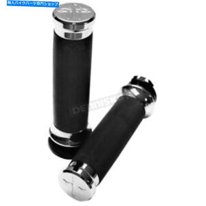 N[p[c Carl BroouhardfUCChromeNXX^CObv - CR-INS-C Carl Brouhard Designs Chrome Cross Style Grips - CR-INS-C