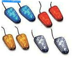 N[p[c KS LED~jgCAO}[J[CgN/NAY25-9704 K & S LED Mini Triangle Marker Lights Chrome/Clear Lens 25-9704