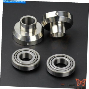 N[p[c C[gwbhXlch Sportster XL KH KHK̂߂̃I[goCN[[NtH[NlbNJbvZbg Motorcycle Chrome Raked Fork Neck Cup Set For Ironhead XLCH Sportster XL KH KHK