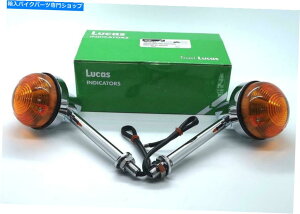 N[p[c OXeN[CWP[^5 "C`OEMF54057567 / L874̖{̃[JXyA Genuine Lucas Pair Of Long Stem Chrome Indicators 5" Inch OEM: 54057567 / L874