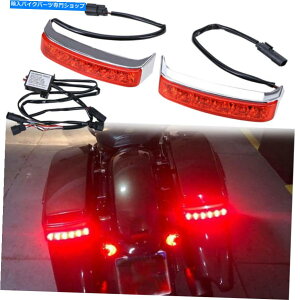 N[p[c LEDThobOobOu[L^[Cg̓n[[c[OGNg}OCg14-2021 LED Saddlebag Bags Run Brake Turn Light For Harley Touring Electra Glide 14-2021