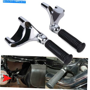 �N���[���p�[�c �n�[���[�X�|�[�c�X�^�[XL 883 1200 04-13�̂��߂̌㕔���q���̃y�O�̃t�b�g���X�g�L�b�g�t�B�b�g Rear Passenger Foot Peg Footrest Kit Fit for Harley Sportster XL 883 1200 04-13�y���s�A���i�z