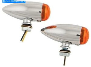 N[p[c jo[TLEDNeۃ}[J[Cgn[hhCuAo[Y20-6589V[ Universal LED Chrome Bullet Marker Light HARDDRIVE Amber Lens 20-6589SALED