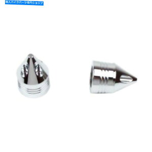 N[p[c N[XpCNtgANXibgJo[2008-2013n[[_rbh\c[Of Chrome Spike Front Axle Nut Covers 2008-2013 Harley-Davidson Touring Models