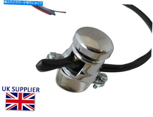 N[p[c 22mm 7/8 "nho[LUCASvJN̂߂̃I[goCz[wbhCgXCb` Motorcycle Horn Headlight Switch for 22mm 7/8" Handlebars Lucas Replica CHROME