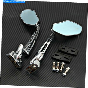 N[p[c Suzuki GSXR 600 1000 Hayabusa GSX-R Street Sport Sport Bikê߂̃N[VO~[ Chrome Racing Mirrors For Suzuki GSXR 600 1000 Hayabusa GSX-R Street Sport Bike