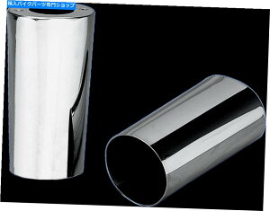 �N���[���p�[�c Drag Specialties Chrome 6.5 49-17 Harley Flrt Flhr Flhx�p�X���C�_�[�t�H�[�N�J�o�[ Drag Specialties Chrome 6.5 Slider Fork Cover For 49-17 Harley FLRT FLHR FLHX�y���s�A���i�z