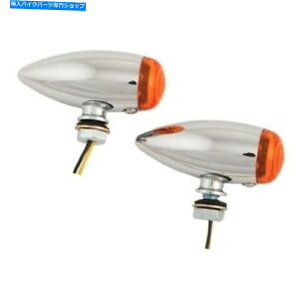 N[p[c n[hhCujo[TLEDNeۃ}[J[CgiAo[Yj HardDrive Universal LED Chrome Bullet Marker Light (Amber Lens)