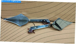 �N���[���p�[�c �N�����~���[�n�[���[�_�r�b�h�\��LED�^�[���M�����s���C�g�_�œ_�œ_��133 Chrome Mirrors Harley Davidson LED Turn Signal Running Lights blink blinkers 133