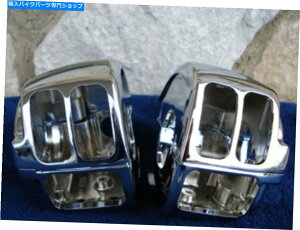 N[p[c قƂǂ̃n[[\tgXL 2007-10 Repl OEpN[XCb`nEWO70222-96B CHROME SWITCH HOUSINGS FOR MOST HARLEY SOFTAIL XL 2007-10 REPL OE # 70222-96B
