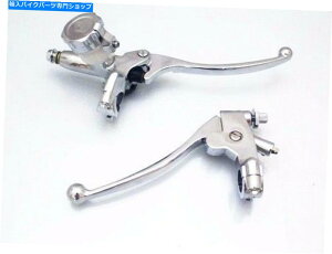 �N���[���p�[�c �N���[��7/8 "�n���h���o�[17 mm�����u���[�L�N���b�`���o�[�I�[�g�o�C�J�t�F���[�T�[ Chrome 7/8" Handlebar 17 mm Hydraulic Brake Clutch Lever Motorcycle Cafe Racer