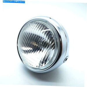 N[p[c jo[TN[wbhv4.5 "TCh}EgNVbNz_؃}n Universal Chrome Headlamp 4.5 " Side Mount Classic Honda Kawasaki Suzuki Yamaha