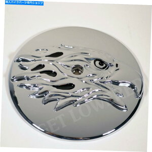 �N���[���p�[�c Harley Twin Cam Softail Touring FX FL�̂��߂�Chrome Eagle Air Cleaner Insert 5-3 / 4  Chrome Eagle Air Cleaner Insert 5-3/4 for Harley Twin Cam Softail Touring FX FL