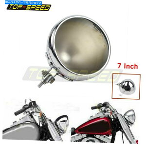 N[p[c I[goC̃wbhCgChrome 7oPcVFnEWOJo[}Egjo[T Chrome 7 In Motorcycle Headlights Bucket Shells Housing Cover Mount Universal
