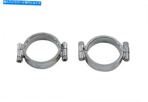 N[p[c Chrome Allen TypeGL][XgNvZbgHarley-DavidsontBbg Chrome Allen Type Exhaust Clamp Set fits Harley-Davidson