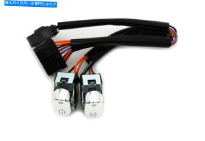 N[p[c bJ[X^Cnho[XCb`LbgN[tBbgn[[ - frbh\ Rocker Style Handlebar Switch Kit Chrome fits Harley-Davidson