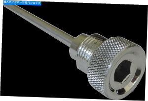 N[p[c Accutronix Chrome Knurled Transmissed Dipstick for Harley Suspail Dyna Accutronix Chrome Knurled Transmission Dipstick for 06-19 Harley Softail Dyna