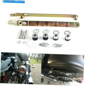 N[p[c Harley DynaChOChFXDWG 10-17pNSissybarbNhbLOn[hEFALbg Chrome SissyBar Rack Docking Hardware Kit For Harley Dyna Wide Glide FXDWG 10-17