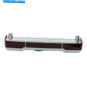 �N���[���p�[�c �N���[���L���O�g�����N�̓n�[���[�c�[�����O�c�A�[PAK 2009-2013�̂��߂̃e�[���u���[�L���C�g�𓱂��܂��� Chrome King Trunk LED Tail Brake Light For Harley Touring Tour Pak 2009-2013 10�y���s
