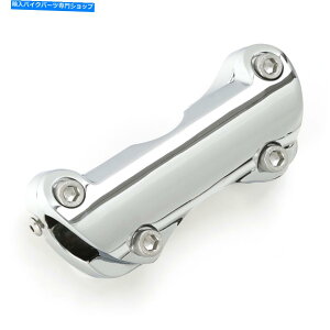 N[p[c 1 "Chromenho[CU[gbvNvtBbgn[[c[O[hLO1988-2020 1" Chrome Handlebar Risers Top Clamp Fit For Harley Touring Road King 1988-2020