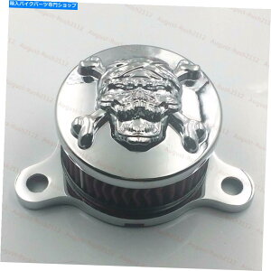 N[p[c Harley XL883 XL1200 2004 UPpN[XJJo[GAtB^[zCN[i[ Chrome Skull Cover Air Filter Intake Cleaner For Harley XL883 XL1200 2004-Up