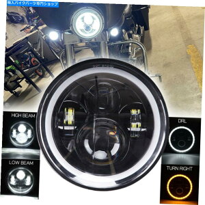 N[p[c 7 "C`LEDvWFN^[NwbhCg̃n[[c[O_CiJtF[T[{o[ 7" inch LED Projector Chrome Headlight For Harley Touring Dyna Cafe Racer Bobber