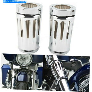 N[p[c n[[cA[OChEgNVbNFltcupN[tgtH[Nu[cXC_[Jo[ Chrome Front Fork Boot Slider Cover For Harley Tour Glide Ultra Classic FLTCU