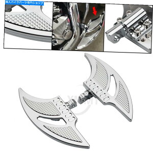 N[p[c Harley Tourinĝ߂̃yANTomahawk̏̒j̎R̋ꏊ̑PEG Pair Chrome Tomahawk Floorboard Male Mount Passenage Foot Peg for Harley Touring