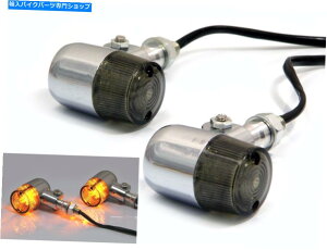 N[p[c JX^vWFNĝ߂YLEDCWP[^ - N LED Indicators with Smoked lens for Custom Project Motorbike - CHROME