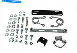 N[p[c V-Twinɂn[[_rbh\̂߂̃NwAs\V[g}EgLbg Chrome Hair Pin Solo Seat Mount Kit for Harley Davidson by V-Twin