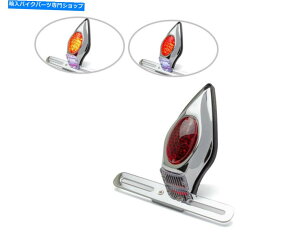 N[p[c [^[oCNLEDXgbve[Cg -  - JX^gvWFNgp - N Motorbike LED Stop & Tail Light - Tombstone - for Custom Retro Project - Chrome