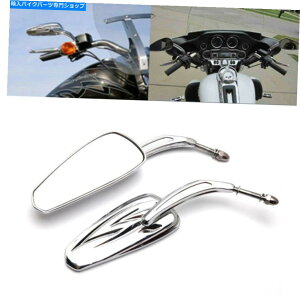 �N���[���p�[�c Harley Electra Glide Road King Suspail US�̂��߂�Chrome�I�[�g�o�C�̃o�b�N�~���[ Chrome Motorcycle Rearview Mirrors For Harley Electra Glide Road King Softail US�y���s�A���i�z