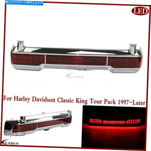 �N���[���p�[�c Chrome�I�[�g�o�CLED�u���[�LTaillight�t�B�b�g�n�[���[�N���V�b�N�E���g���L���O�c�A�[�p�b�N Chrome Motorcycle LED Brake Taillight Fits Harley Classic Ultra King Tour Pack�y���s�A���i�z