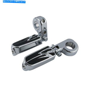 N[p[c N1-1 / 4 "32mmGWK[hXvbgtbgXgw /n[[`[Ô߂̃}Eg Chrome 1-1/4" 32mm Engine Guards FootPegs Footrests W/ Mounts For Harley Turing