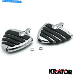N[p[c n}[ׂẴtgAECOX^CtbgyOtbgXgN[I[goC Victory Hammer All Front & Rear Wing Style Foot Peg Footrest Chrome Motorcycle