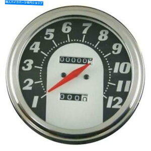N[p[c FL 1947-1967FX OEM 67127-73pUltima ChromebL2F1䗦Xs[h[^[ Ultima Chrome Plated 2:1 Ratio Speedometer For FL 1947-1967 & FX OEM 67127-73