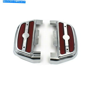 �N���[���p�[�c �n�[���[�G���N�g���O���C�hFLHR�p2�{LED���C�g�̏�q�t�����g�{�[�h�R�[�u 2x LED Light Passenger Footboard Floorboard Cove For Harley Electra Glide FLHR�y���s�A���i�z