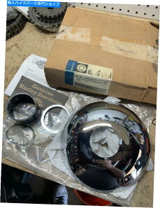 N[p[c Harley Davidson Chrome Front Hubcap Kit FXWG FXST DYNA SOFTAILV@\ Harley Davidson Chrome Front Hubcap Kit FXWG FXST Dyna Softail New In Box