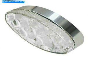 N[p[c Nx[XƃNAY̕tACg] Bike It Tribe LED Rear Light With Chrome Base And Clear Lens