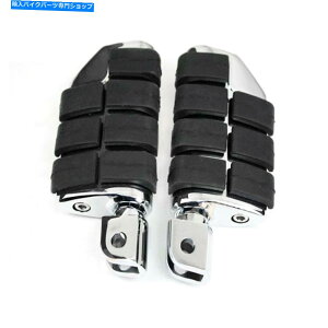 �N���[���p�[�c 2006�N����2015�N�̃N�����t�����g�t�b�g�y�O�r���b�gM109R M1800R V�c�C�� Chrome Front Foot Pegs Billet For 2006-2015 Suzuki Boulevard M109R M1800R V-Twin�y���s�A���i�z
