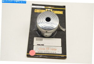 N[p[c JX^N[29-049񂾃~j^R[^Jo[Nos. Custom Chrome 29-049 Knurled Mini Tachometer Cover NOS