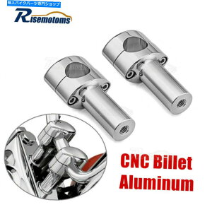 �N���[���p�[�c Chrome Hidden Bolt 4 ''�n���h���o�[���C�U�[�̃n�[���[�_�C�i�\�t�g�g�[�����O�̂��߂̃N�����v Chrome Hidden Bolt 4'' Handlebar Risers Clamp For Harley Dyna Softail Touring�y���s�A���i�z