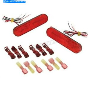 N[p[c N[ANZT[\ԂLED}[J[Cg - 16-119R Show Chrome Accessories Red LED Marker Lights - 16-119R