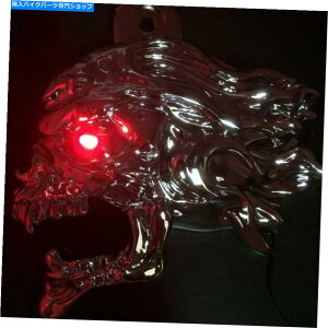 �N���[���p�[�c Chrome Zombie�z�[���J�o�[W / LED 92-16�n�[���[�h�u�J�E�x���v�Ƃ��ׂĂ�V���b�h�� Chrome Zombie horn cover w/ LED For 92-16 Harley cowbell and all V-rod's�y���s�A���i�z