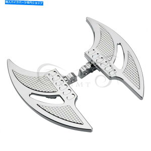 N[p[c Harley Touring Trike Suspail̂߂ChromeȀq̏̑̃yO̎c Chrome Rear Passenger Floorboard Foot Peg Rest For Harley Touring Trike Softail