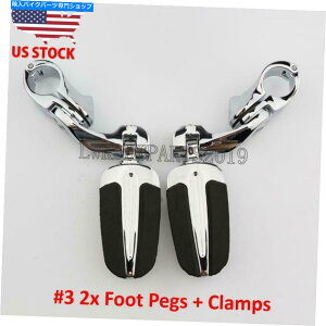 N[p[c Harley Touring Road Street Electra GlideKꂽNtbgXgtbgyO}Eg Chrome Foot Rest Foot Pegs Mount For Harley Touring Road Street Electra Glide US