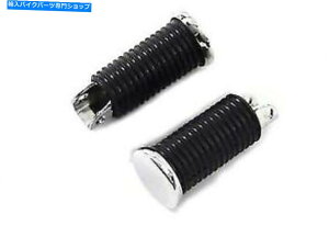 �N���[���p�[�c V-Twin�ɂ��n�[���[�_�r�b�h�\���̂��߂̃S�����X�^�C���̃h���C�o�[�̑��땔 Rubber Style Driver Footpeg Set for Harley Davidson by V-Twin�y���s�A���i�z