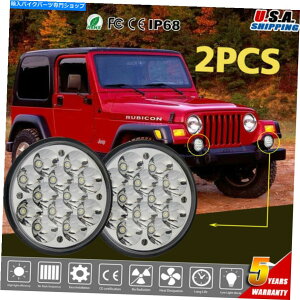 N[p[c 2{̃I[goC̃wbhCg5-3 / 4 "5.75"C`LED̓dNAwbhv 2x Motorcycle Headlights 5-3/4" 5.75"inch LED Light Bulb Crystal Clear Headlamp