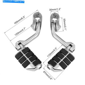 N[p[c N[OnCEFCyŐx1-1 / 4 "胔JqC҂̂߂̃NbVo[ Chrome Long Highway Pegs Foot Rest 1-1/4" Crash Bar For Kawasaki Vulcan Voyager